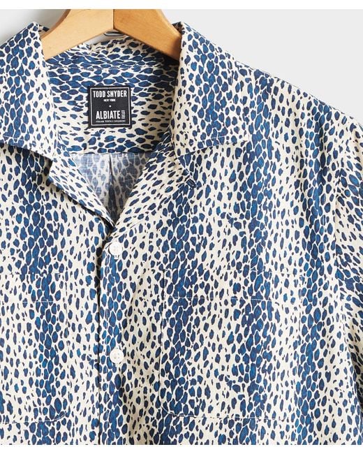 leopard collar shirt
