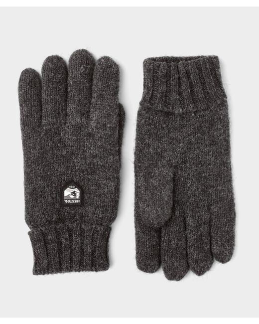 Hestra Black Basic Wool Glove for men