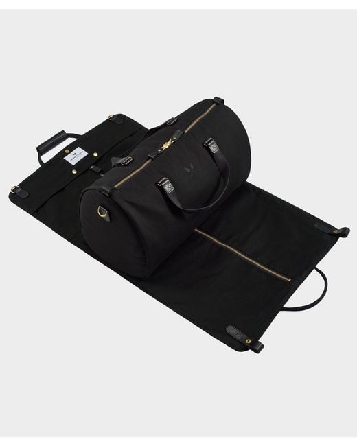 Bennett Winch Black Canvas Suit Carrier Holdall for men