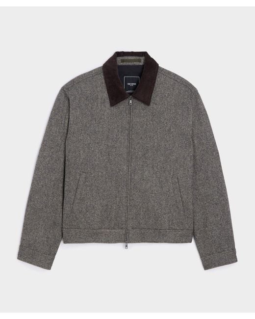 Todd Snyder Brown Wool Driving Jacket for men