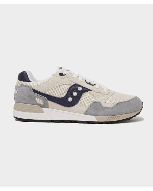Saucony White Exclusive Shadow 5000 Grey / Navy for men