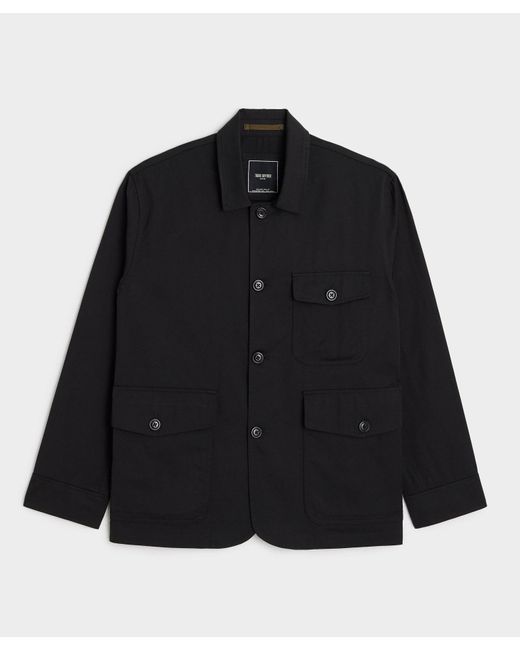 Todd Snyder Tech Walking Jacket in Black for Men | Lyst