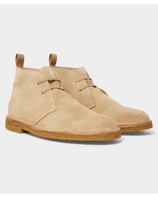 Todd Snyder Natural Nomad Chukka Boot for men