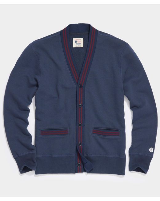 Todd Snyder Blue Tipped Cardigan for men