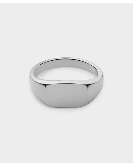 Miansai White Arden Ring In Sterling Silver for men