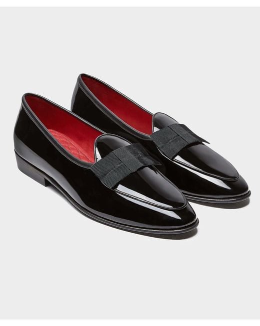 Baudoin & Lange Black Patent Leather Sagan Opera Pump for men