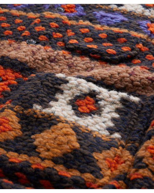 Todd Snyder Loop Knit Jacquard Chore Jacket for Men Lyst