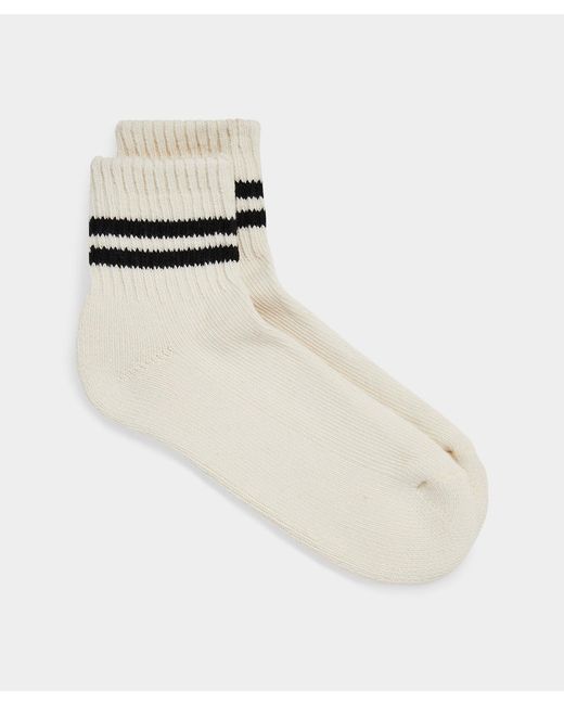 Todd Snyder Natural Athletic Ankle Sock for men