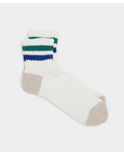 RoToTo Blue Old School Ankle Sock for men