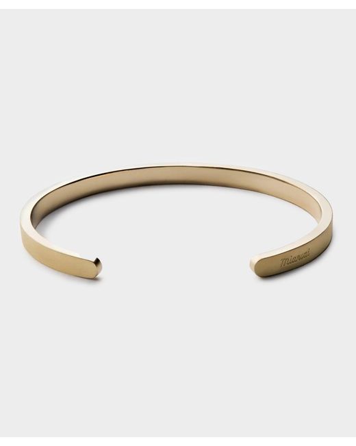 Miansai White Brass Singular Cuff for men