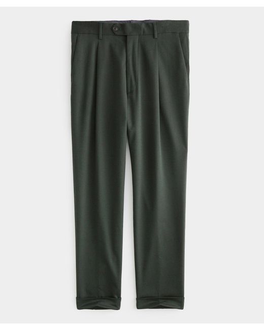 Todd Snyder Green Wool Cotton Madison Suit Pant for men