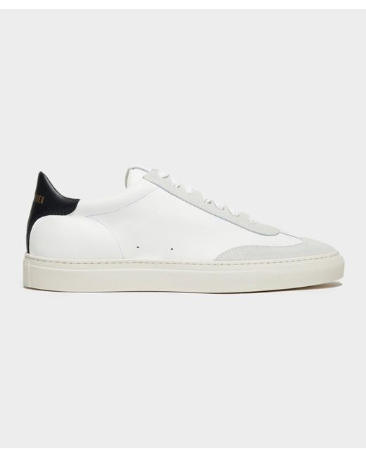 Todd Snyder White Tuscan Low Profile Sneaker for men