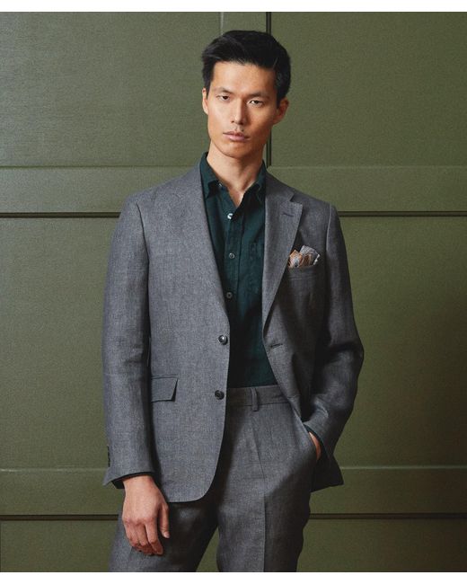 Todd Snyder Italian Linen Sutton Suit Jacket in Green for Men | Lyst