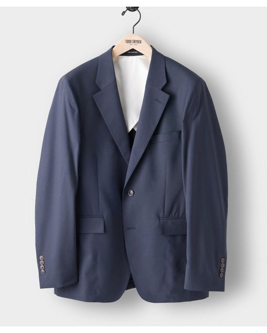 Todd Snyder Blue Italian Wool Foundation Sutton Suit Jacket for men