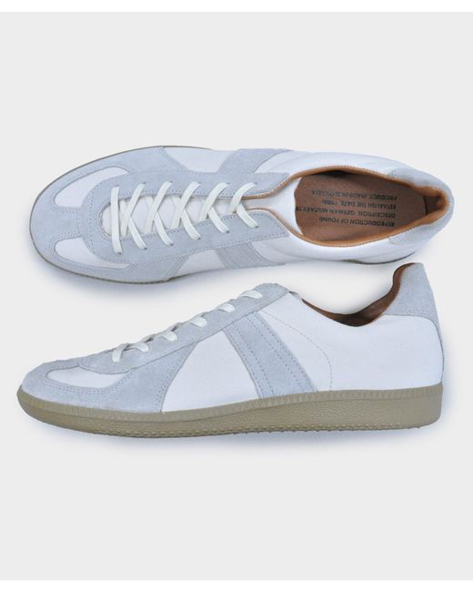 Reproduction Of Found Blue German Military Trainers for men