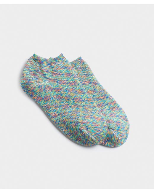 RoToTo Blue Washi Pile Short Sock for men