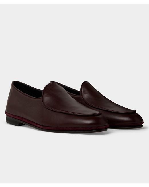 Rubinacci Brown Venetian Loafer for men