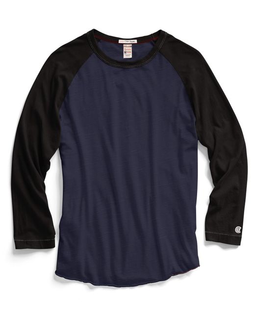 Todd Snyder Baseball T-shirt In Mast Blue for men