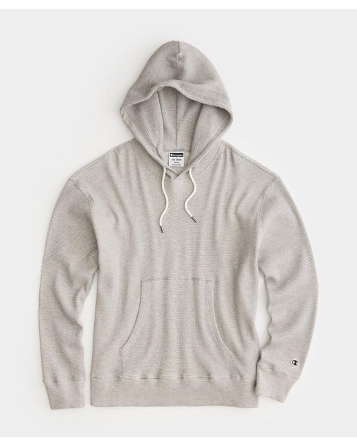 Cashmere Plush Waffle Full Zip Hoodie - Athletic Heather Grey in