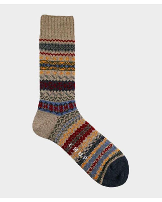 Chup Socks Chup Bungalow Wool Sock in Natural for Men | Lyst
