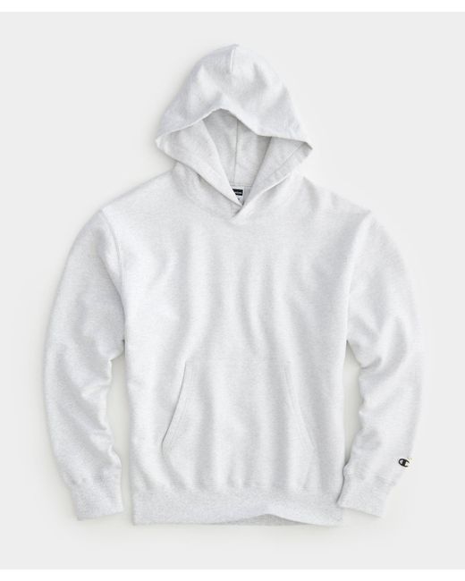Todd Snyder White Relaxed Hoodie for men