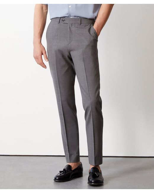 Todd Snyder Gray Italian Tropical Wool Sutton Suit Pant for men