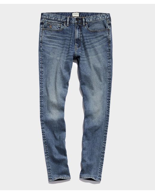 Todd Snyder Blue Skinny Fit Stretch Jean for men