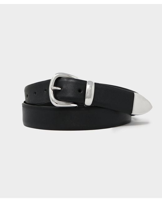 Andersons Minimal Western Leather Black for men