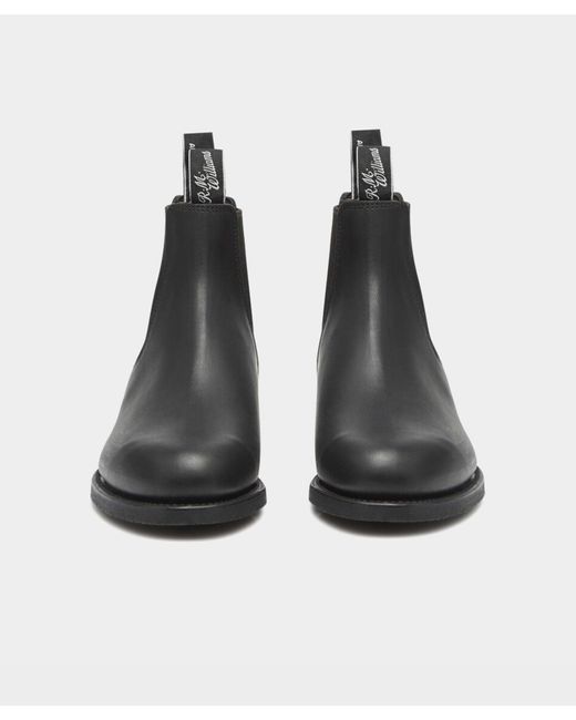 R.M.Williams - Gardener Whole-Cut Leather Chelsea Boots - Black