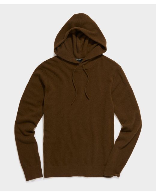 Todd Snyder Brown Cashmere Hoodie for men