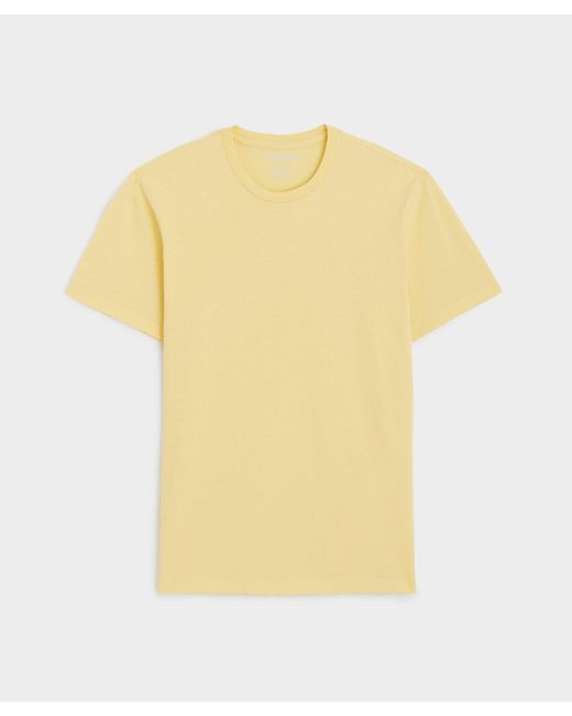 Todd Snyder Yellow Made In L.a. Premium Jersey T-shirt for men