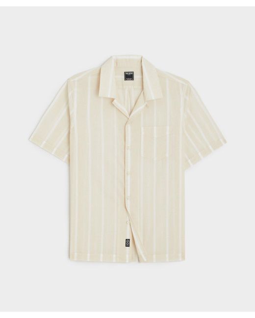 Todd Snyder White Summerweight Cafe Shirt for men