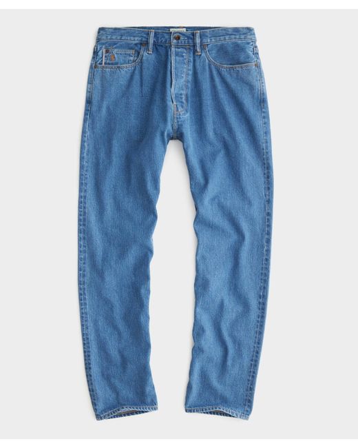Todd Snyder Blue Classic Fit Selvedge Jean for men