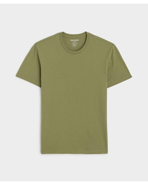 Todd Snyder Green Made In L.a. Premium Jersey T-shirt for men