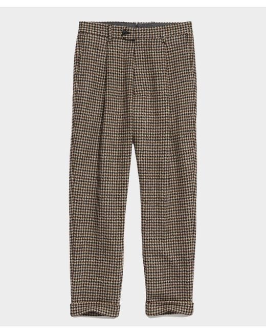 Todd Snyder Gray Heavyweight Tweed Madison Trouser for men