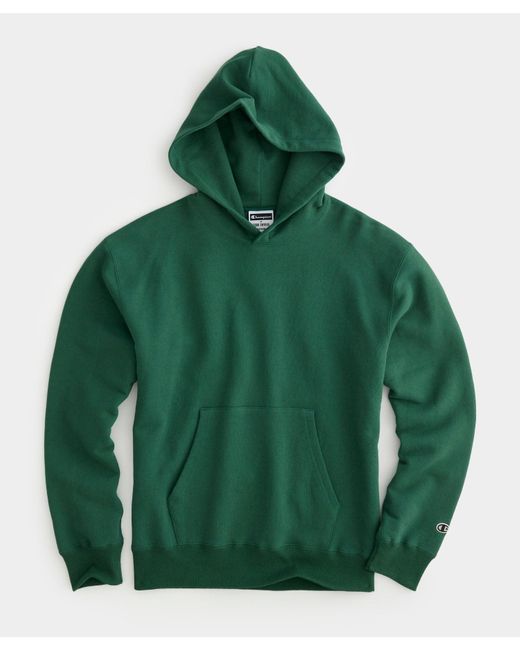 Todd Snyder Green Relaxed Hoodie for men