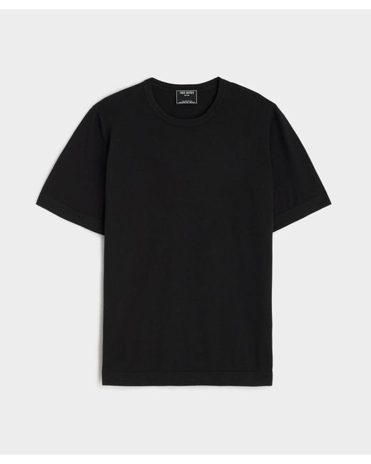 Todd Snyder Black Knit Sweater Tee for men