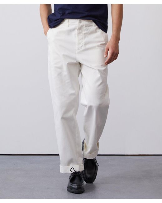 Todd Snyder White Relaxed Fit Favorite Chino for men