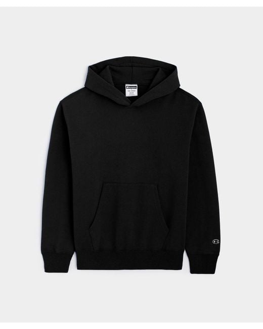 Todd Snyder Black Champion Relaxed Hoodie for men