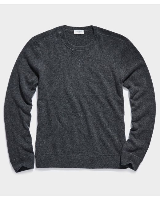 Todd Snyder Gray Cashmere Sweatshirt for men