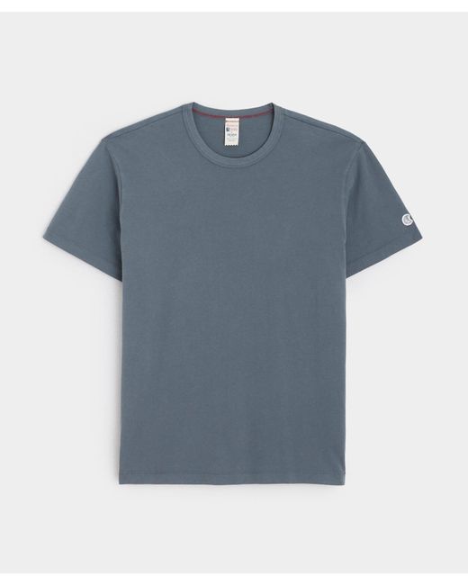 Todd Snyder Blue Champion Basic Jersey Tee for men