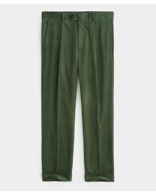 Todd Snyder Green Italian Corduroy Madison Suit Pant for men