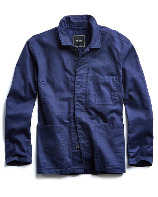 Todd Snyder Blue French Chore Jacket In Navy for men