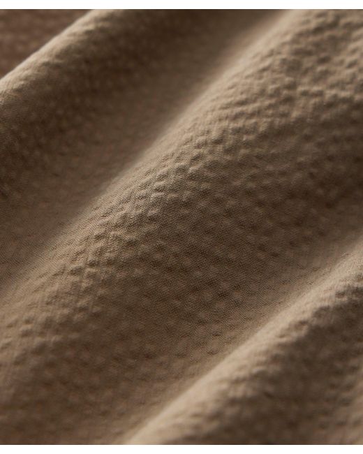 Todd Snyder Natural 10" Relaxed Seersucker Short for men