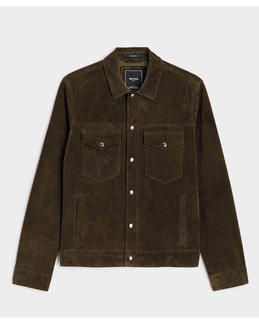 Todd Snyder Natural Italian Suede Dylan Jacket for men