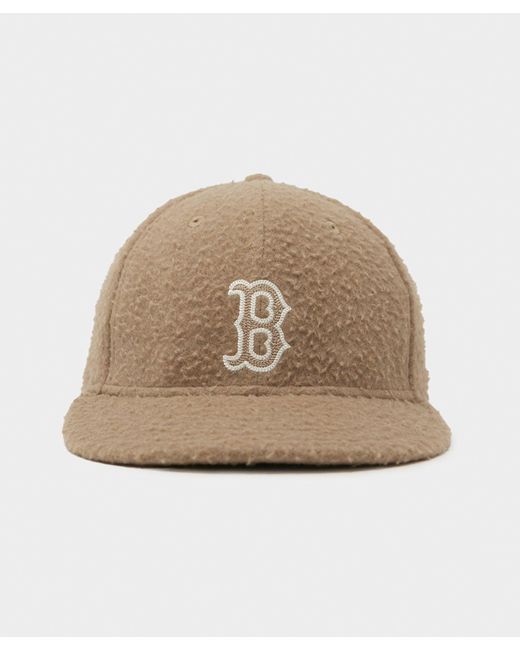 NEW ERA HATS Todd Snyder X New Era Red Sox Nubby Camel Cap in Natural ...