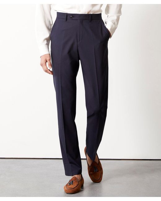 Todd Snyder Blue Italian Tropical Wool Sutton Suit Pant for men
