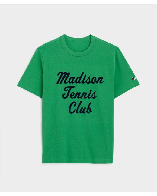 Todd Snyder Green Champion Madison Tennis Club Tee for men