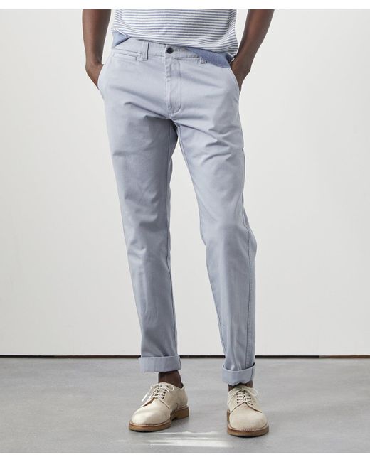 Todd Snyder Blue Straight Fit Favorite Chino for men