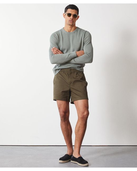 Todd Snyder Natural 5" Cotton Beachcomber Short for men